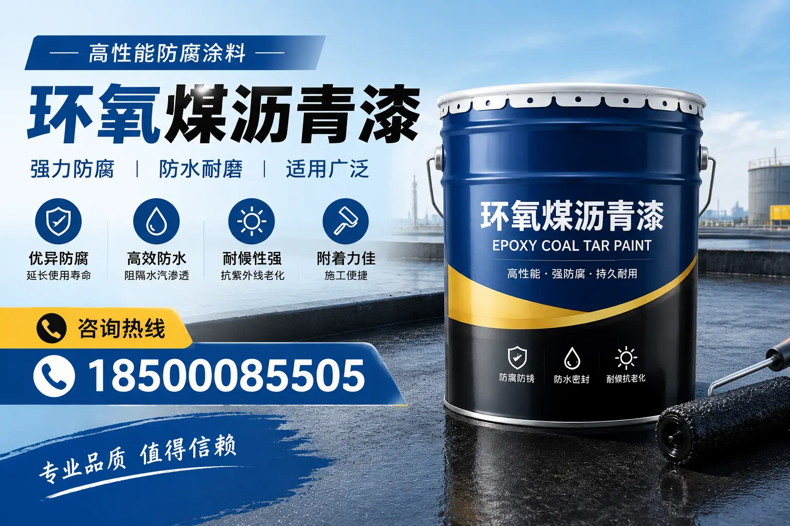 环氧煤沥青漆的主要成分与功能，酒泉用户深度了解